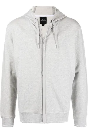 Armani Exchange Logo-print zip-up hoodie