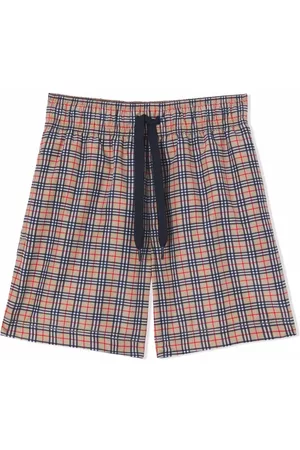 Burberry Check swimming shorts - Neutrals