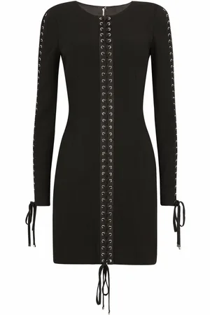 Dolce & Gabbana Eyelet-detail minidress