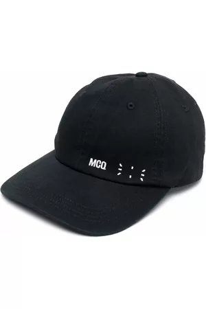 McQ Embroidered-logo cap - Black