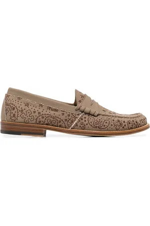 Rhude Bandana-print low-heel loafers