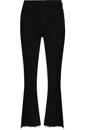Mother The Insider Crop Step Fray jeans