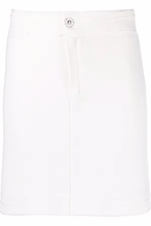 Barrie Contrast-stitch mini skirt