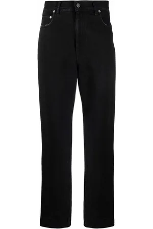 Golden Goose Logo-patch straight-leg trousers