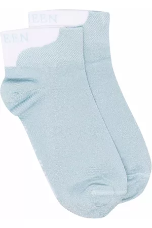 Alexander McQueen Two-tone socks - Blue