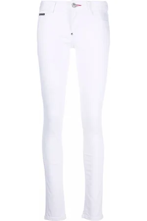 Philipp Plein Logo-patch detail jeggings