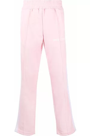 Palm Angels Men Sweatpants - Classic side stripe track pants - Pink