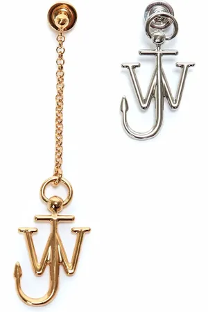 J.W.Anderson Asymmetric anchor earrings