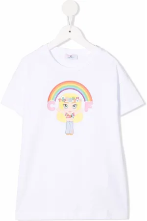 Chiara Ferragni Rainbow logo-printed T-shirt