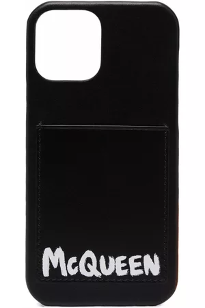Alexander McQueen Logo-print iPhone 12 Pro case - Black