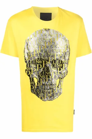Philipp Plein Beaded logo-skull T-shirt