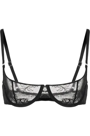 FLEUR DU MAL Bouquet lace scooped balconette bra