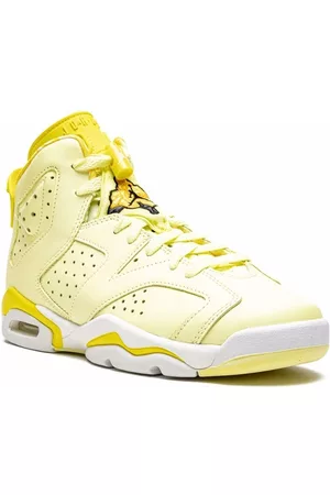 Jordan Kids Boys Sneakers - Air Jordan 6 "Citron Tint/Floral" sneakers - Yellow