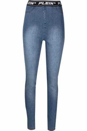 Philipp Plein Logo-waistband leggings