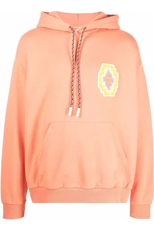 MARCELO BURLON Macramé Cross logo patch hoodie