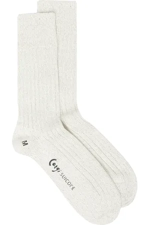 SUICOKE Logo-print ankle socks