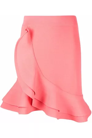 Alexander McQueen Women Skirts - Ruffled A-line skirt - Pink