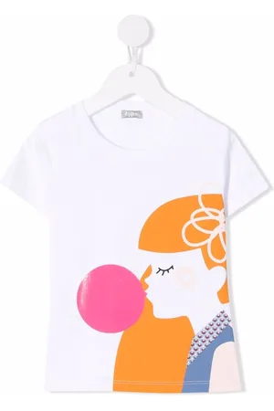 Il gufo Bubblegum girl graphic T-shirt