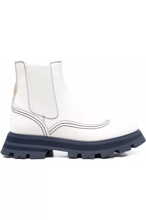 Alexander McQueen Women Chelsea Boots - Wander Chelsea boots - White