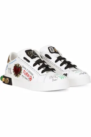 Dolce & Gabbana Portofino DG King leather sneakers