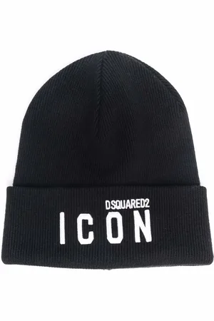 Dsquared2 Icon logo-embroidered knitted beanie