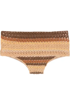 AMIR SLAMA Crochet swim briefs