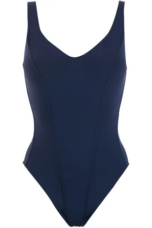 AMIR SLAMA V-neck open-back swimsuit