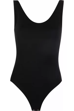 Alexander McQueen Women Lingerie Bodies - Scoop-neck sleeveless body - Black