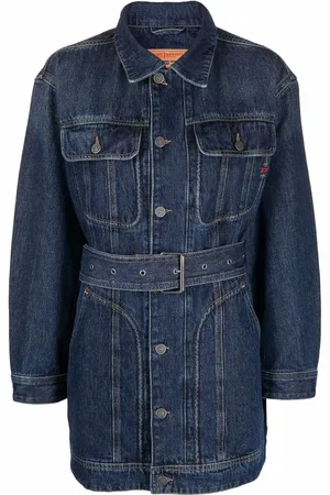 Diesel De-Flaminia belted denim jacket