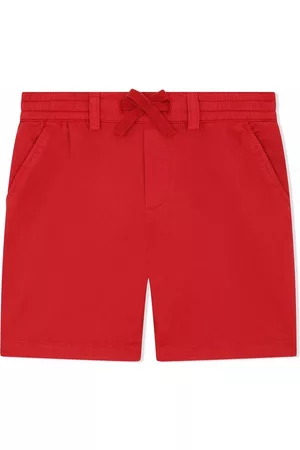 Dolce & Gabbana Shorts - Embroidered logo cotton shorts