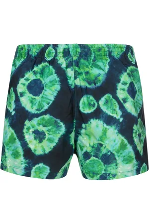 T.U.K. Shibori pattern swim shorts