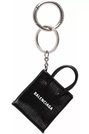 Balenciaga Women Keychains - Mini shopping keyring - Black