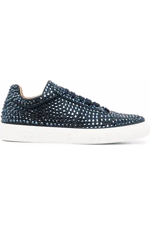 Philipp Plein Rhinestone lace-up sneakers