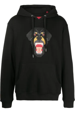 MOSTLY HEARD RARELY SEEN Rottweiler graphic-print pullover hoodie
