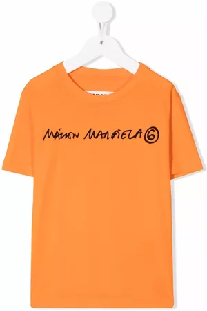 Maison Margiela Logo print T-shirt - Orange
