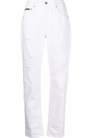 Dolce & Gabbana Distressed boyfriend jeans