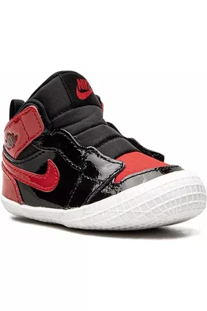 Jordan Kids Boots - Jordan 1 "Patent Bred" sneaker booties - Black