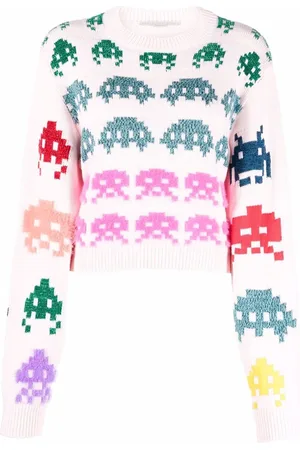 Stella McCartney Pacman-intarsia knitted jumper