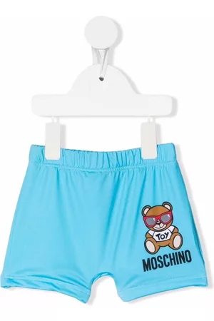 Moschino Logo-print swim shorts - Blue