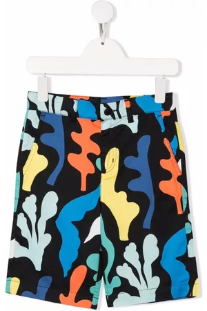 Stella McCartney Boys Shorts - Colour-block shorts - Black