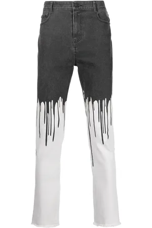 HACULLA Dripping mid-rise skinny jeans