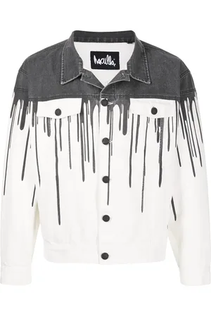 HACULLA Dripping-paint denim jacket