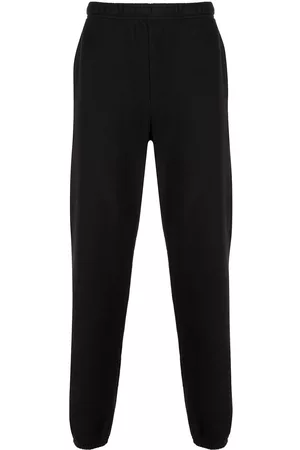 Les Tien Men Sweatpants - Straight-leg cotton sweatpants - Black