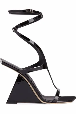 Giuseppe Zanotti Tutankamon 105mm patent leather sandals