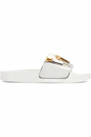 Giuseppe Zanotti Brett logo zip slides