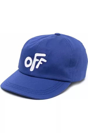 OFF-WHITE Boys Caps - Embroidered-logo baseball cap - Blue