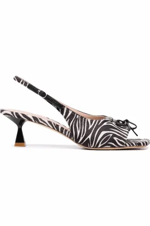 Scarosso Bella zebra-print pumps