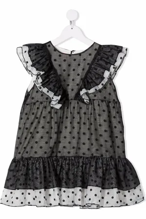 Wauw Capow by Bangbang Polka dot-print ruffled dress