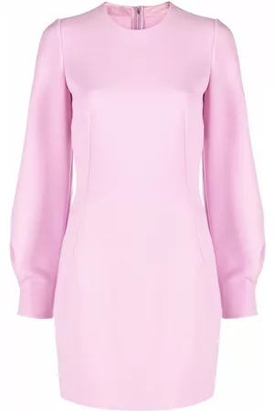 Dolce & Gabbana Long-sleeve dart-detail dress - Purple