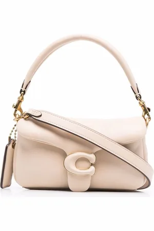 Coach Logo-plaque leather tote bag